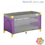 Манеж кровать Zippy 2 Layer Rose&Gray